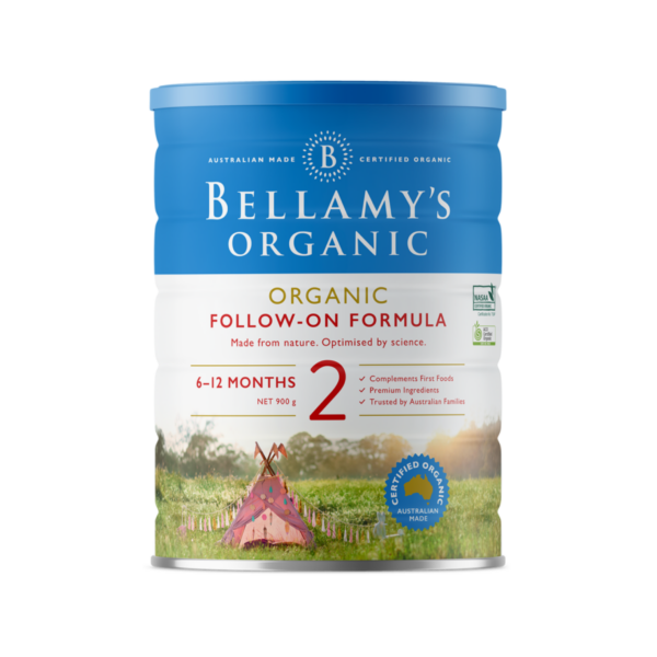 Photo of 1 tin of Bellamy's Organic Formula 2 (AKA Roo Starts to Hop)